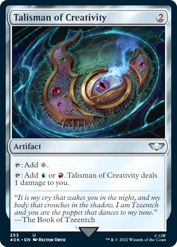 Talisman of Creativity (Surge Foil) [Universes Beyond: Warhammer 40,000] | Good Games Modbury