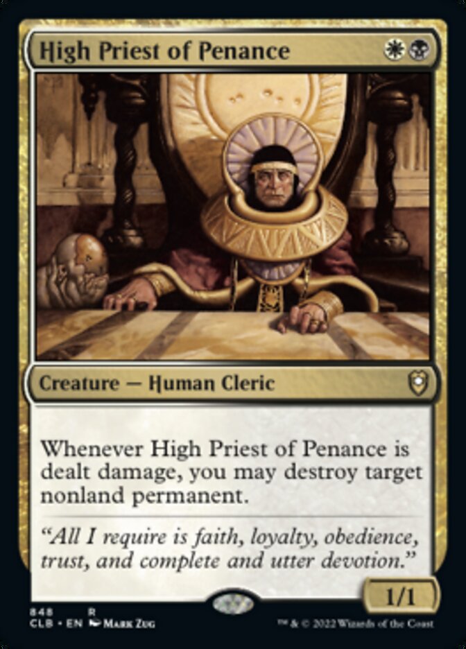 High Priest of Penance [Commander Legends: Battle for Baldur's Gate] | Good Games Modbury