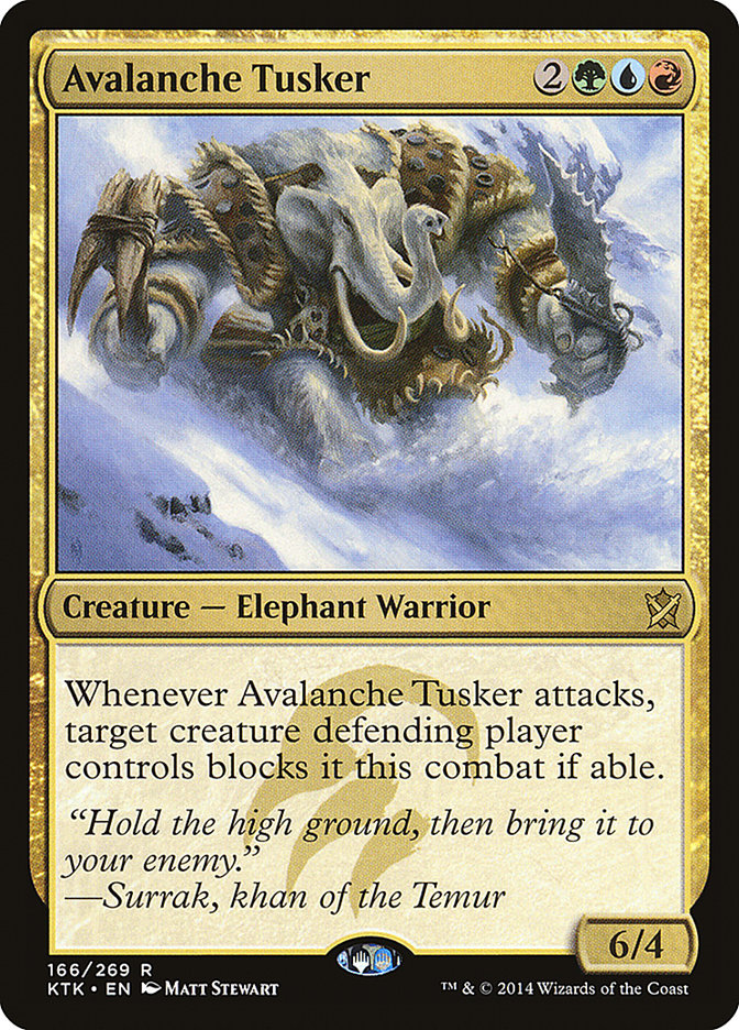 Avalanche Tusker [Khans of Tarkir] | Good Games Modbury