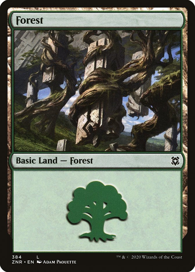 Forest (384) [Zendikar Rising] | Good Games Modbury