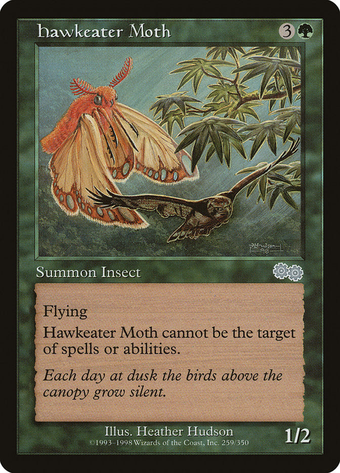 Hawkeater Moth [Urza's Saga] | Good Games Modbury