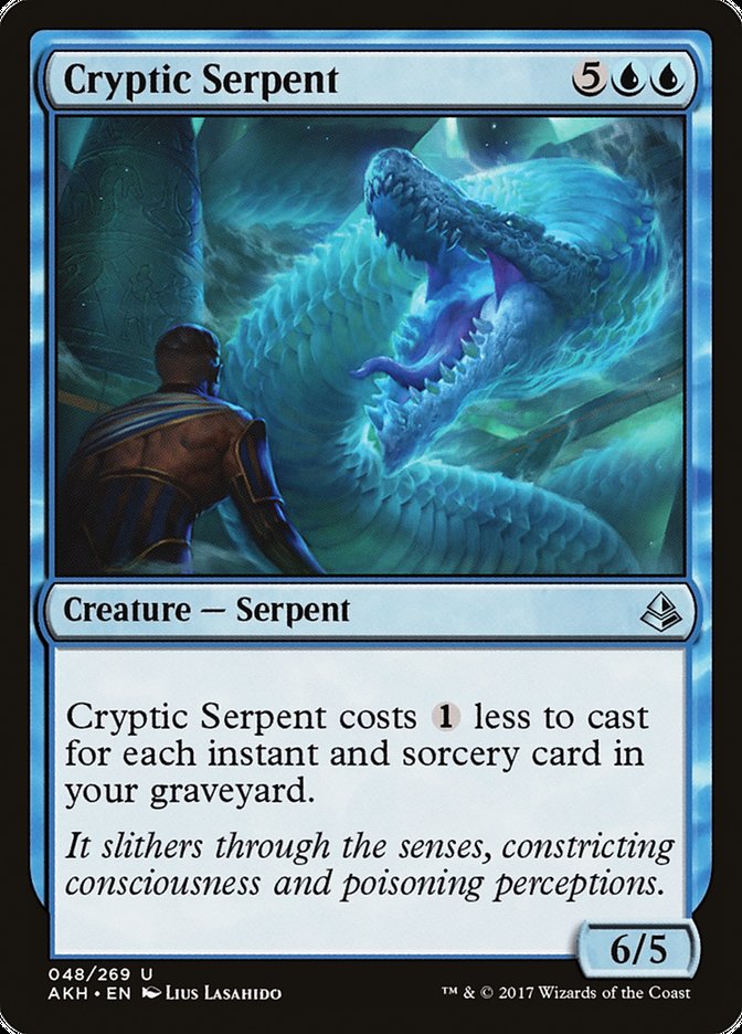 Cryptic Serpent [Amonkhet] | Good Games Modbury