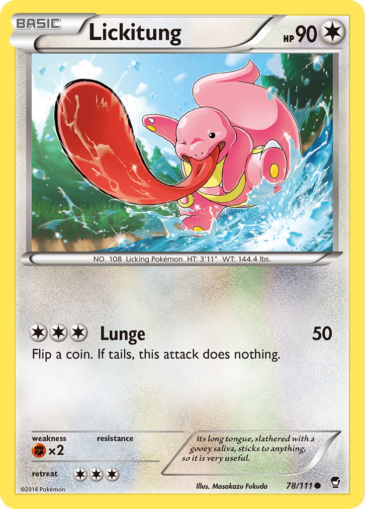 Lickitung (78/111) [XY: Furious Fists] | Good Games Modbury