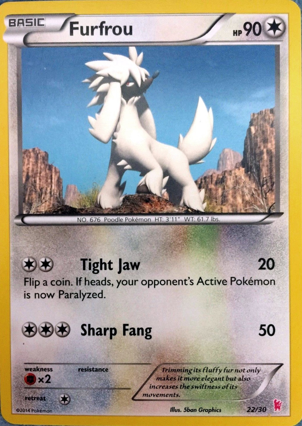 Furfrou (22/30) [XY: Trainer Kit - Sylveon] | Good Games Modbury