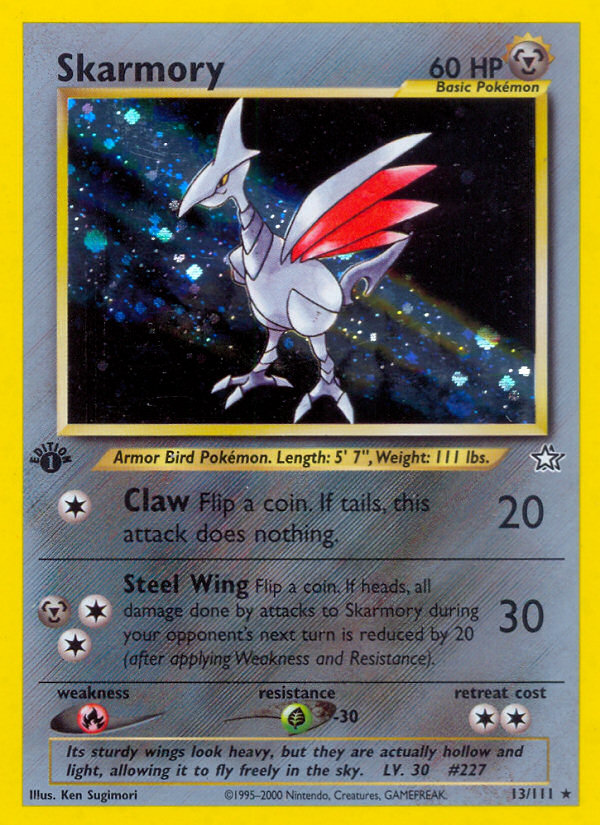 Skarmory (13/111) [Neo Genesis 1st Edition] | Good Games Modbury
