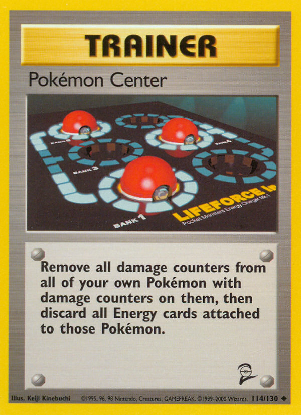 Pokemon Center (114/130) [Base Set 2] | Good Games Modbury