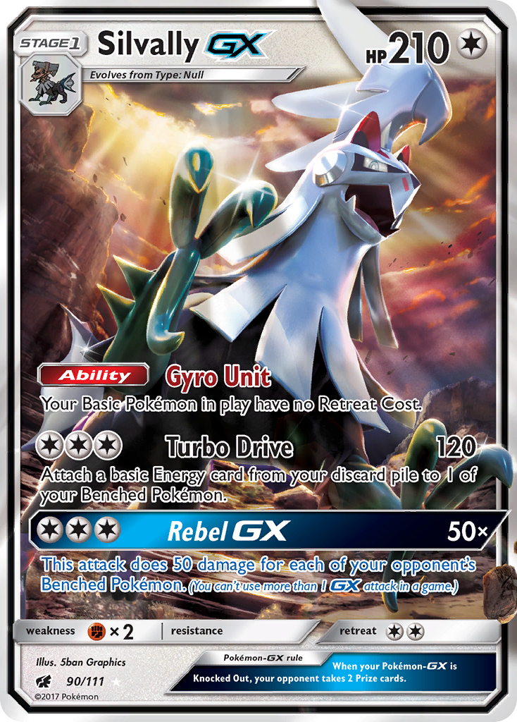 Silvally GX (90/111) [Sun & Moon: Crimson Invasion] | Good Games Modbury