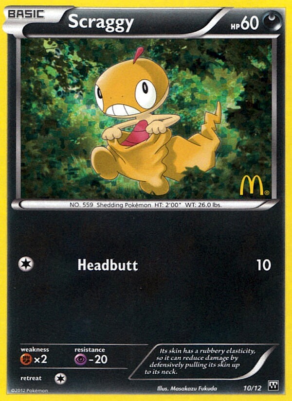 Scraggy (10/12) [McDonald's Promos: 2012 Collection] | Good Games Modbury