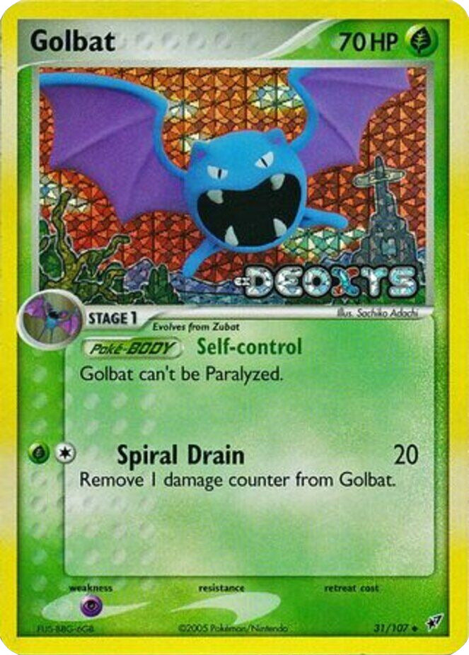 Golbat (31/107) (Stamped) [EX: Deoxys] | Good Games Modbury