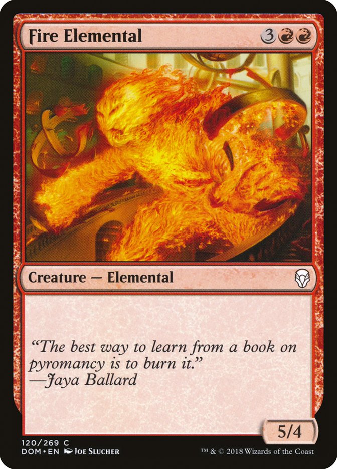 Fire Elemental [Dominaria] | Good Games Modbury