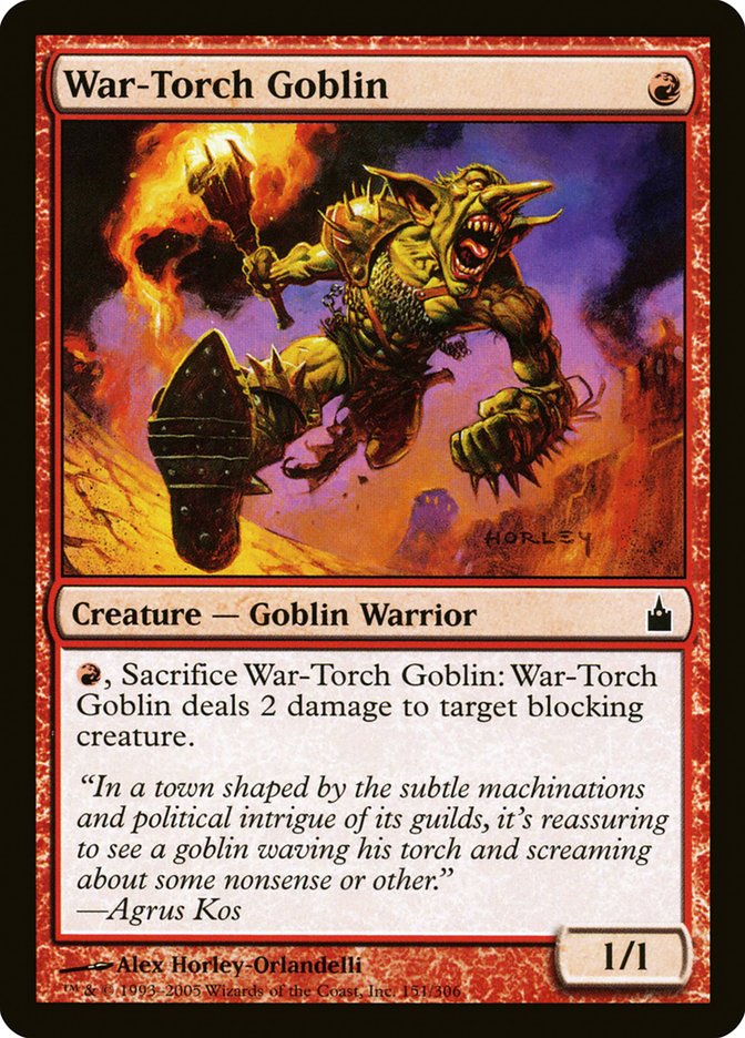 War-Torch Goblin [Ravnica: City of Guilds] | Good Games Modbury