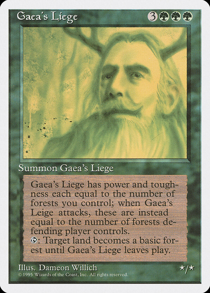 Gaea's Liege [Fourth Edition] | Good Games Modbury
