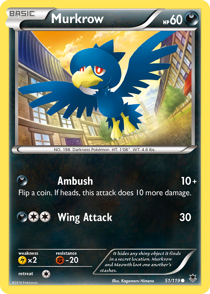 Murkrow (51/119) [XY: Phantom Forces] | Good Games Modbury