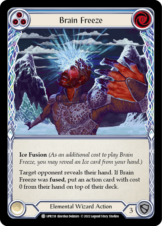 Brain Freeze (Blue) [UPR118] (Uprising)  Rainbow Foil | Good Games Modbury
