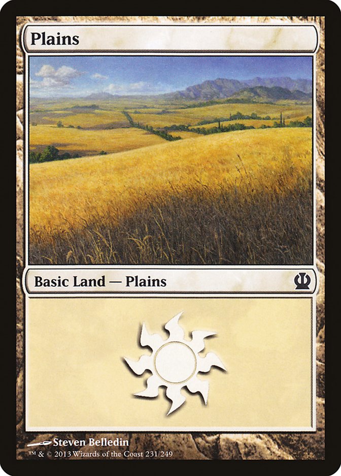 Plains (231) [Theros] | Good Games Modbury