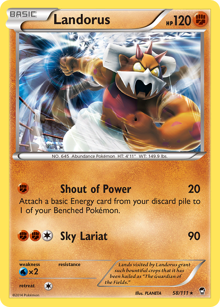 Landorus (58/111) [XY: Furious Fists] | Good Games Modbury