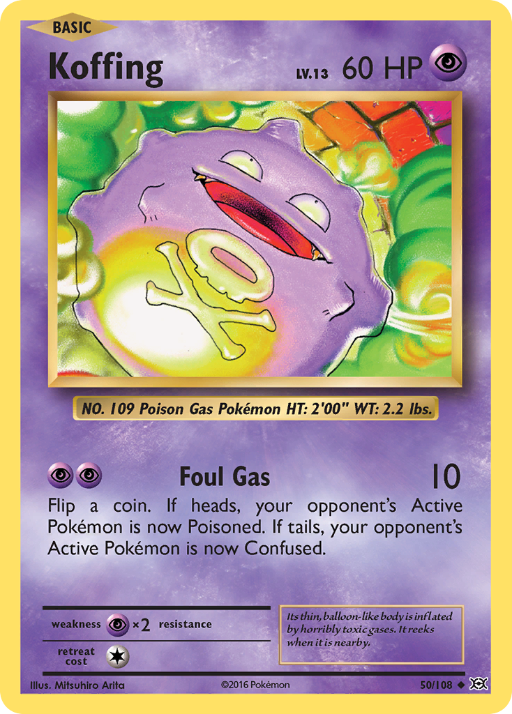 Koffing (50/108) [XY: Evolutions] | Good Games Modbury