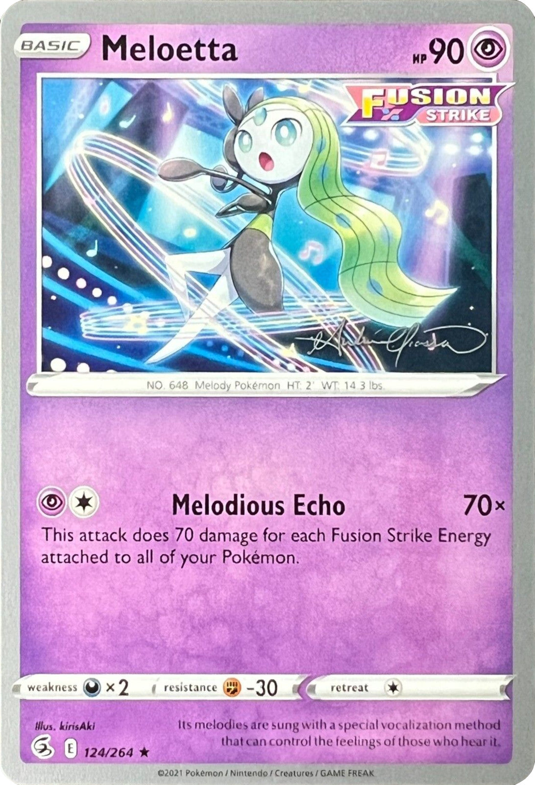 Meloetta (124/264) (The Shape of Mew - Andre Chiasson) [World Championships 2022] | Good Games Modbury