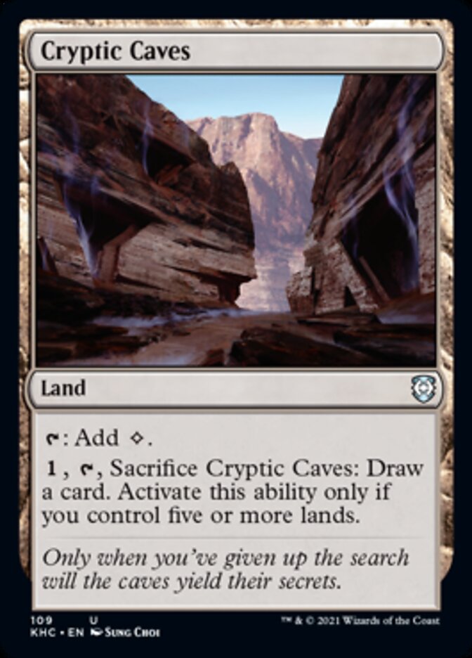 Cryptic Caves [Kaldheim Commander] | Good Games Modbury
