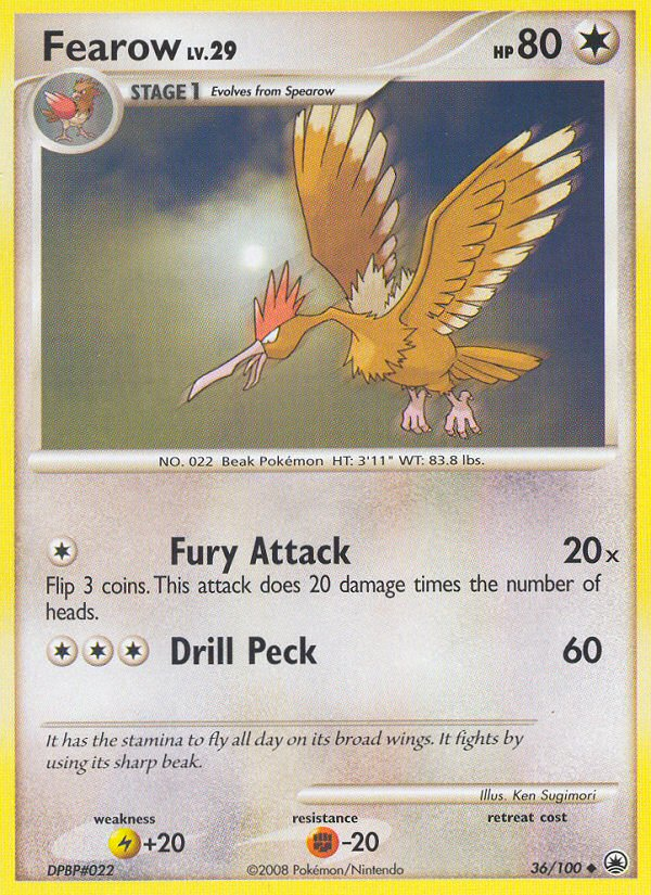 Fearow (36/100) [Diamond & Pearl: Majestic Dawn] | Good Games Modbury