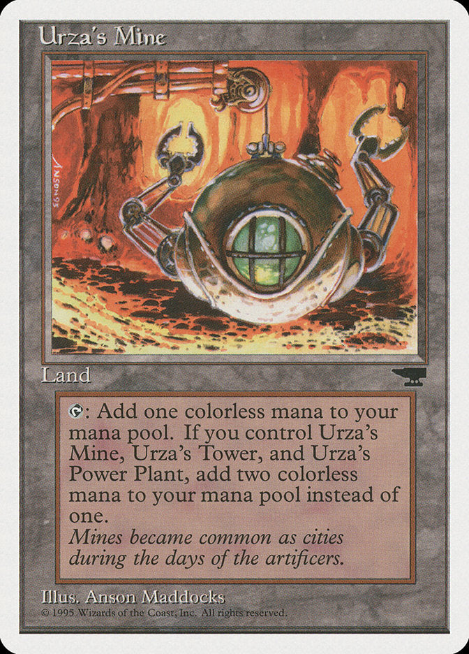 Urza's Mine (Orange Background) [Chronicles] | Good Games Modbury