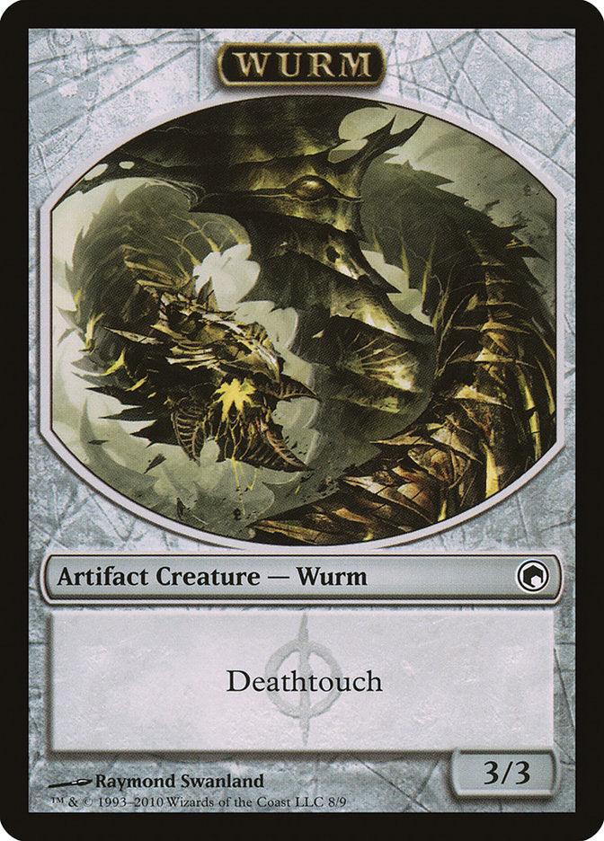 Wurm Token (8/9) [Scars of Mirrodin Tokens] | Good Games Modbury