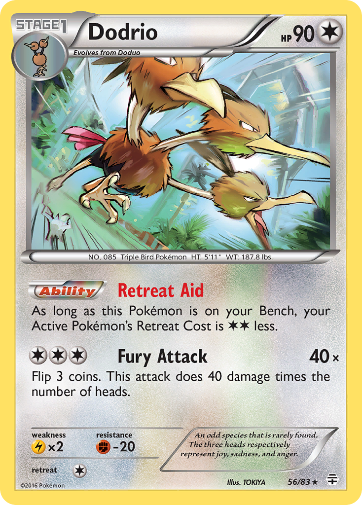 Dodrio (56/83) [XY: Generations] | Good Games Modbury