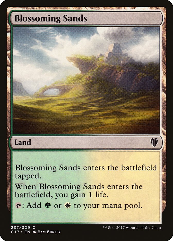 Blossoming Sands [Commander 2017] | Good Games Modbury