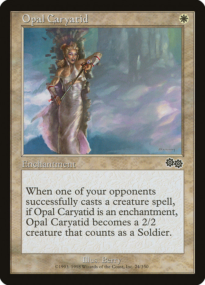 Opal Caryatid [Urza's Saga] | Good Games Modbury