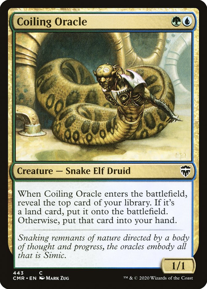 Coiling Oracle [Commander Legends] | Good Games Modbury