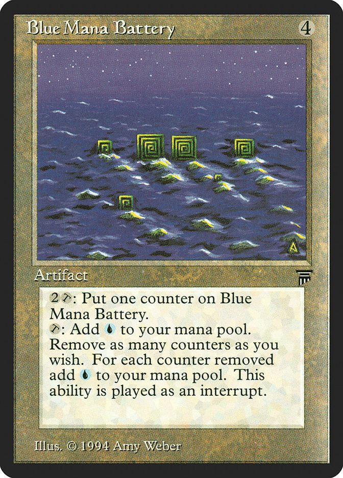 Blue Mana Battery [Legends] | Good Games Modbury