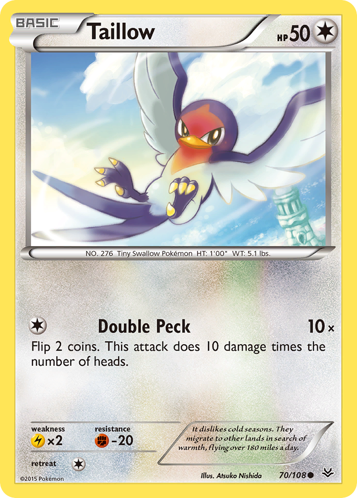 Taillow (70/108) [XY: Roaring Skies] | Good Games Modbury