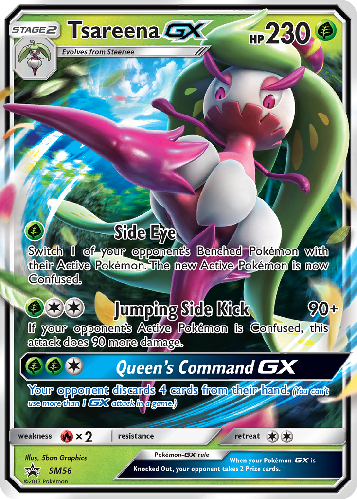 Tsareena GX (SM56) [Sun & Moon: Black Star Promos] | Good Games Modbury