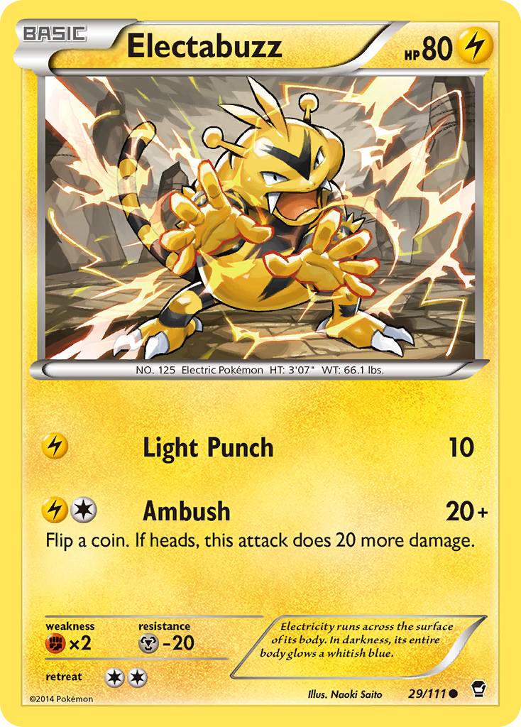 Electabuzz (29/111) [XY: Furious Fists] | Good Games Modbury