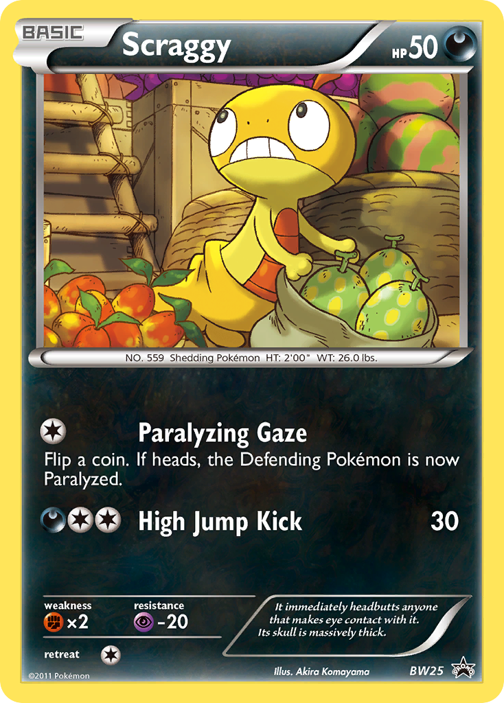 Scraggy (BW25) [Black & White: Black Star Promos] | Good Games Modbury