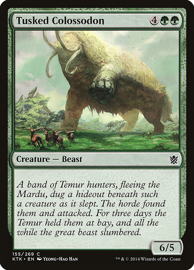 Tusked Colossodon [Khans of Tarkir] | Good Games Modbury