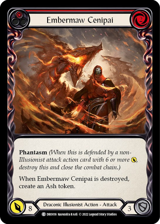 Embermaw Cenipai [DRO016] (Uprising Dromai Blitz Deck) | Good Games Modbury