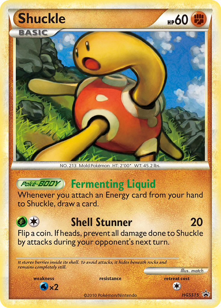 Shuckle (HGSS15) [HeartGold & SoulSilver: Black Star Promos] | Good Games Modbury