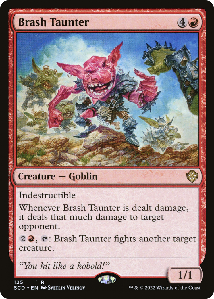 Brash Taunter [Starter Commander Decks] | Good Games Modbury