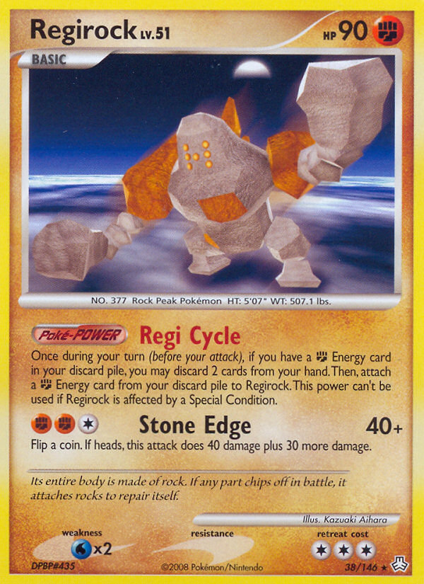 Regirock (38/146) [Diamond & Pearl: Legends Awakened] | Good Games Modbury