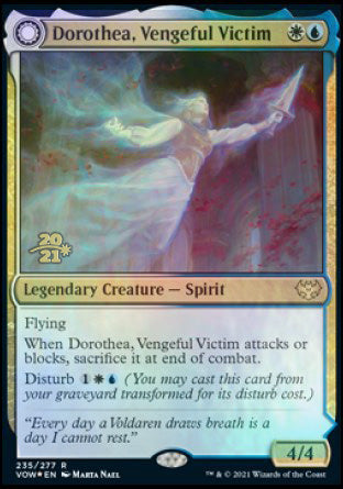 Dorothea, Vengeful Victim // Dorothea's Retribution [Innistrad: Crimson Vow Prerelease Promos] | Good Games Modbury