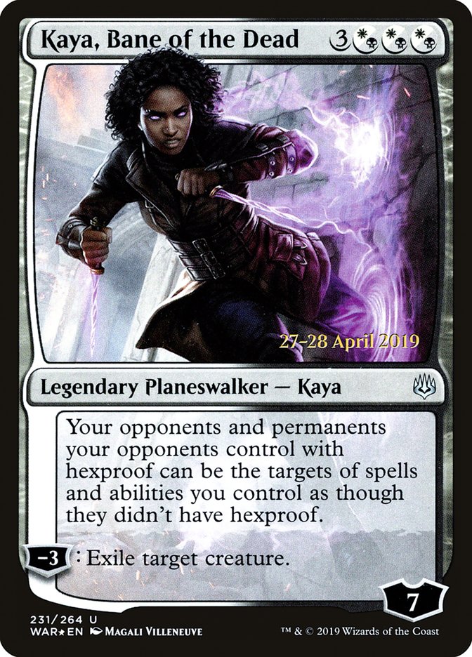 Kaya, Bane of the Dead [War of the Spark Prerelease Promos] | Good Games Modbury