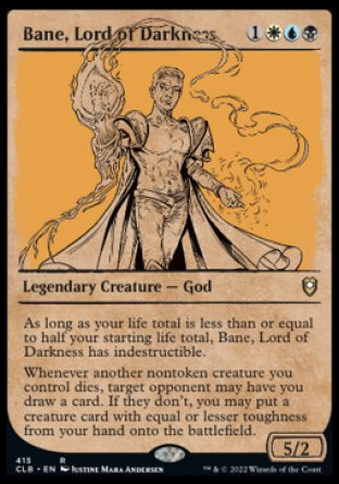 Bane, Lord of Darkness (Showcase) [Commander Legends: Battle for Baldur's Gate] | Good Games Modbury