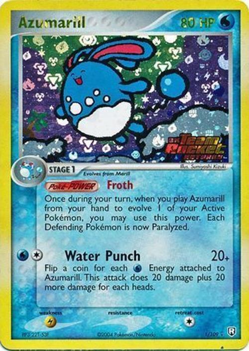 Azumarill (1/109) (Stamped) [EX: Team Rocket Returns] | Good Games Modbury