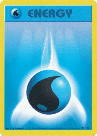 Water Energy (102/102) [Base Set Shadowless Unlimited] | Good Games Modbury