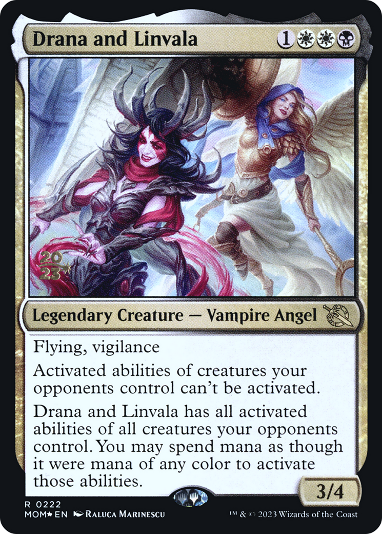 Drana and Linvala [March of the Machine Prerelease Promos] | Good Games Modbury