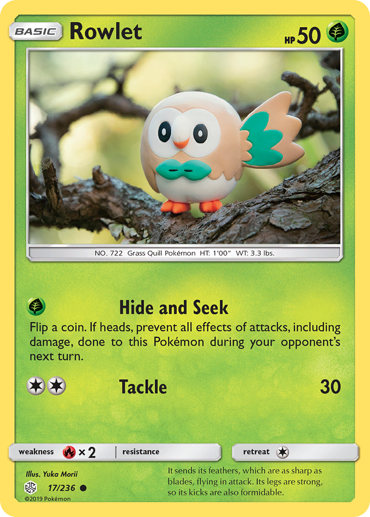 Rowlet (17/236) [Sun & Moon: Cosmic Eclipse] | Good Games Modbury