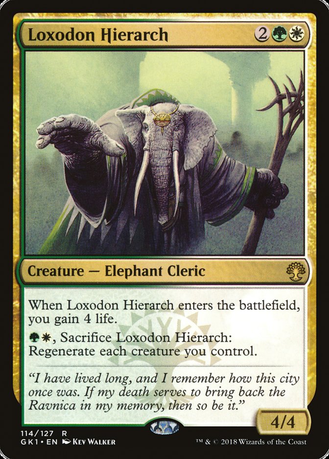 Loxodon Hierarch [Guilds of Ravnica Guild Kit] | Good Games Modbury