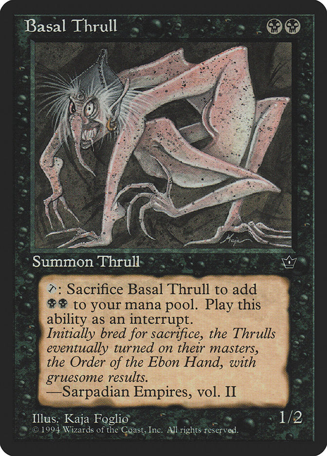 Basal Thrull (Kaja Foglio) [Fallen Empires] | Good Games Modbury