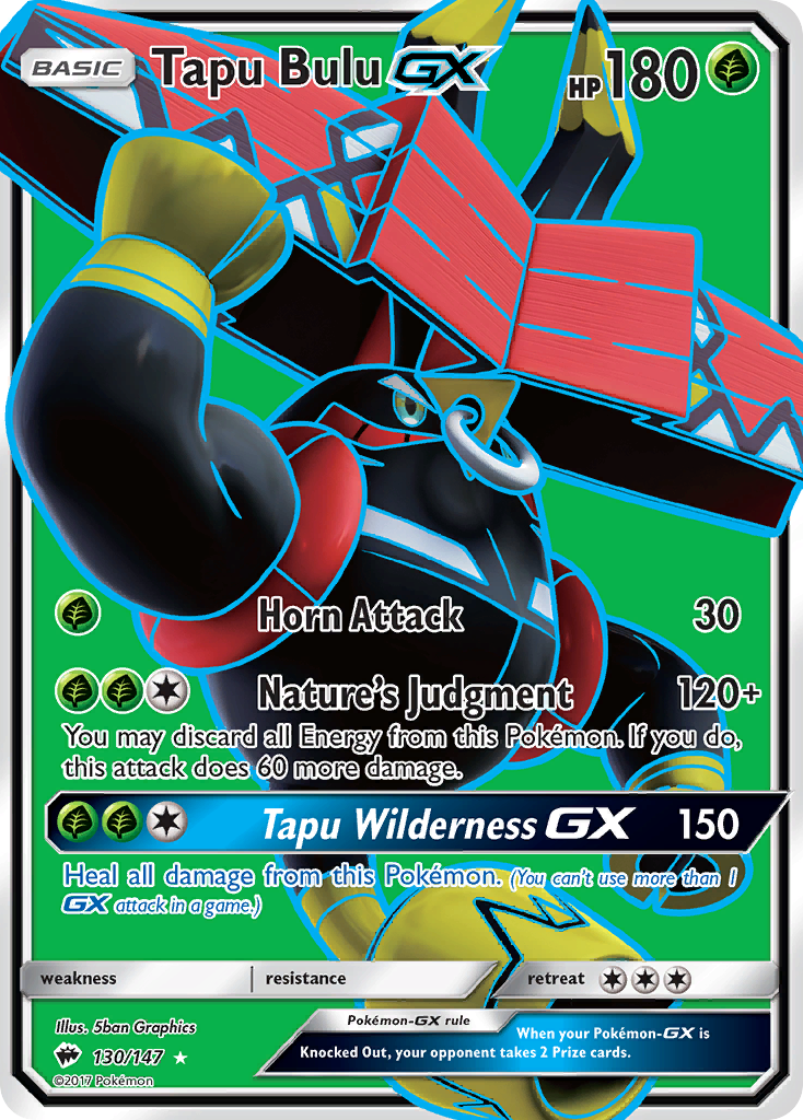 Tapu Bulu GX (130/147) [Sun & Moon: Burning Shadows] | Good Games Modbury